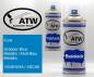 Preview: Ford, Grabber Blue Metallic / Atoll-Blau Metallic, 1DQEWHA / XSCAE: 400ml Sprühdose + 400ml Klarlack - Set, von ATW Autoteile West.